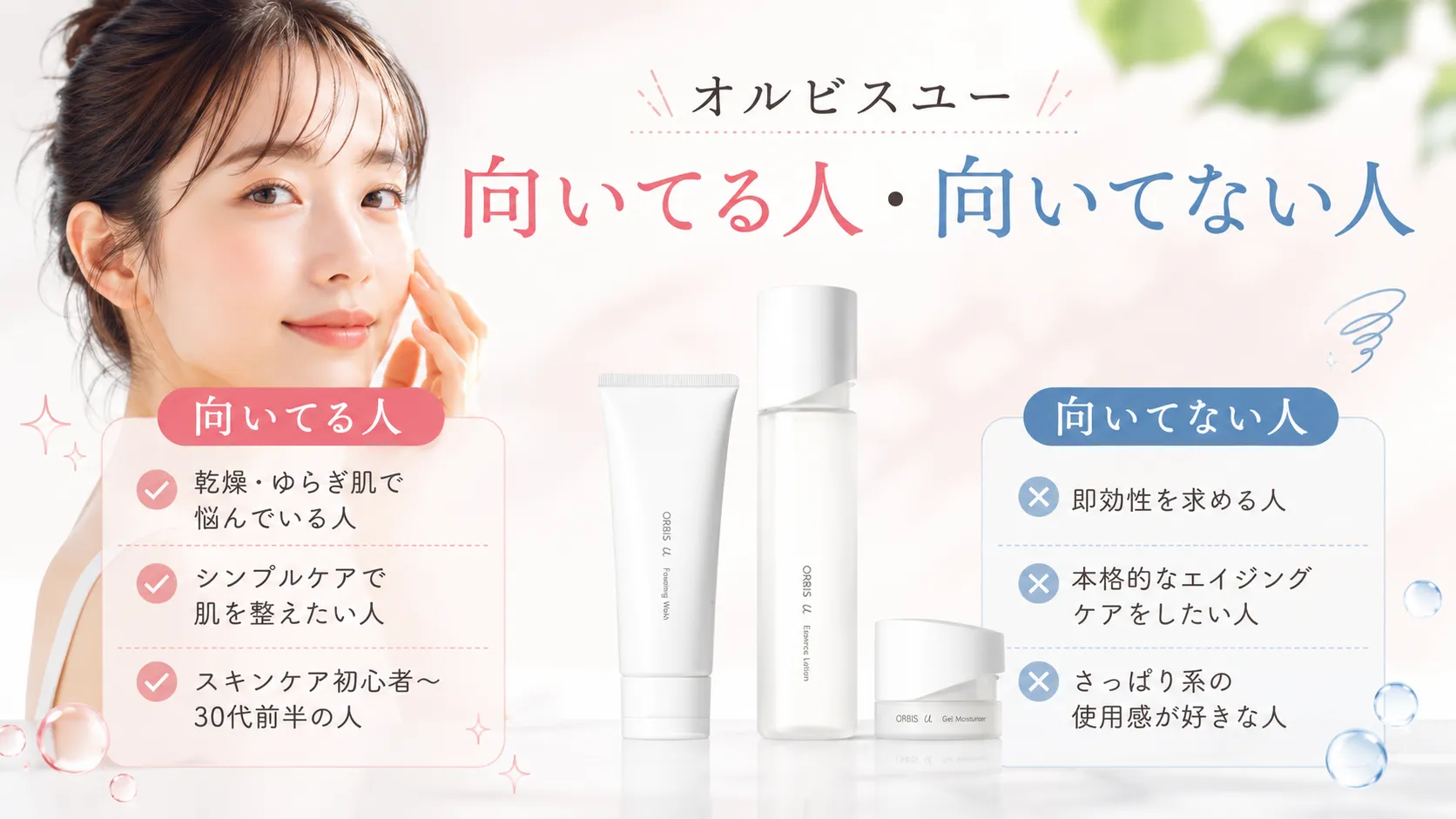 オルビスユー　向いてる人　向いてない人