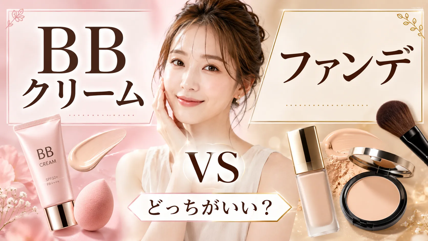 BBクリーム ファンデ どっちがいい