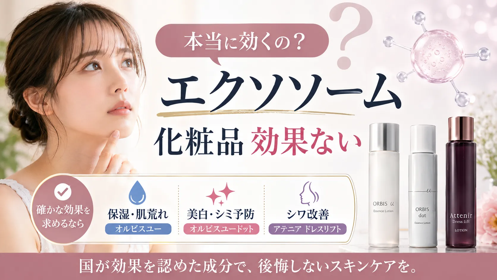 エクソソーム 化粧品 効果ない