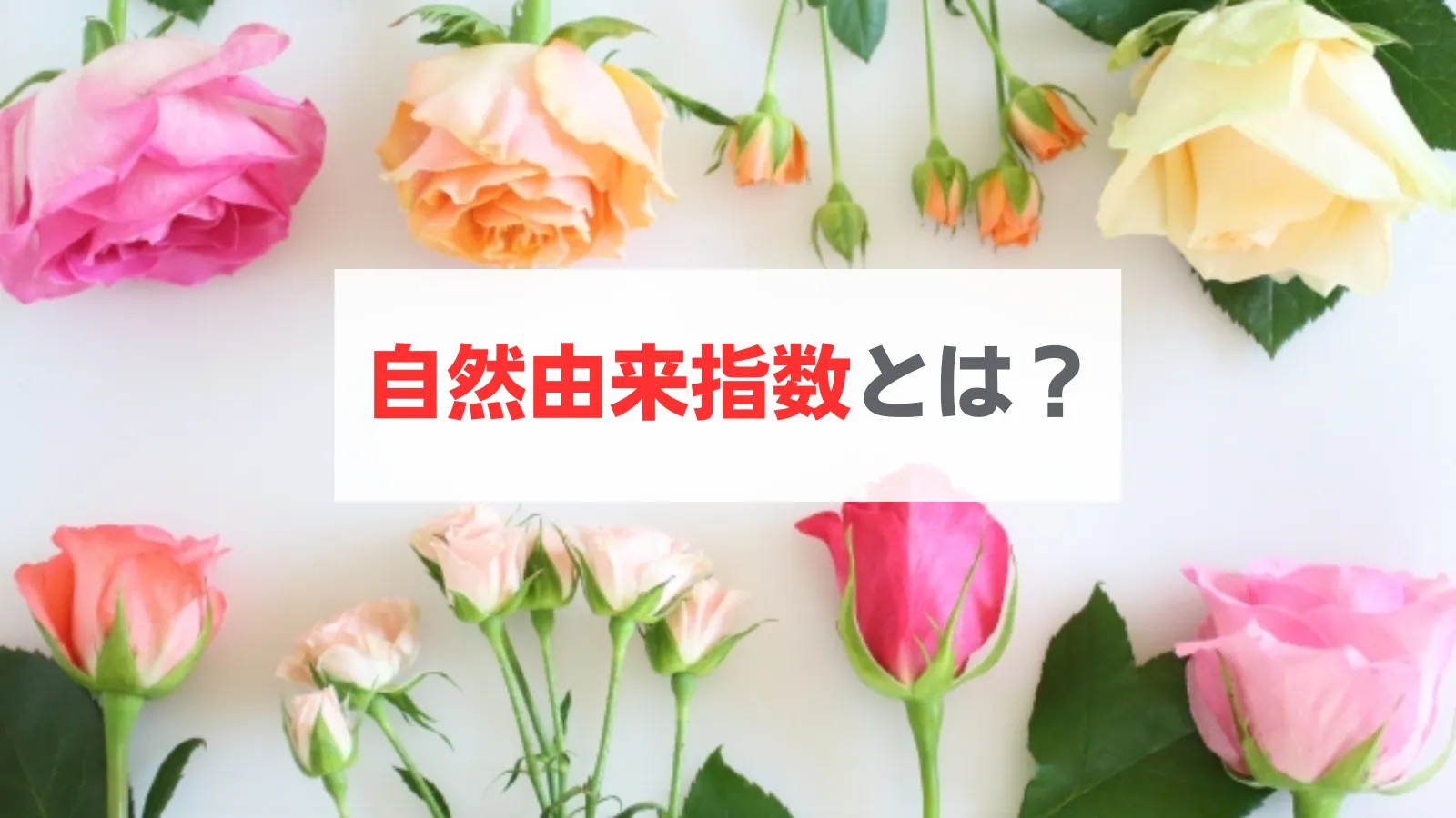 自然由来指数