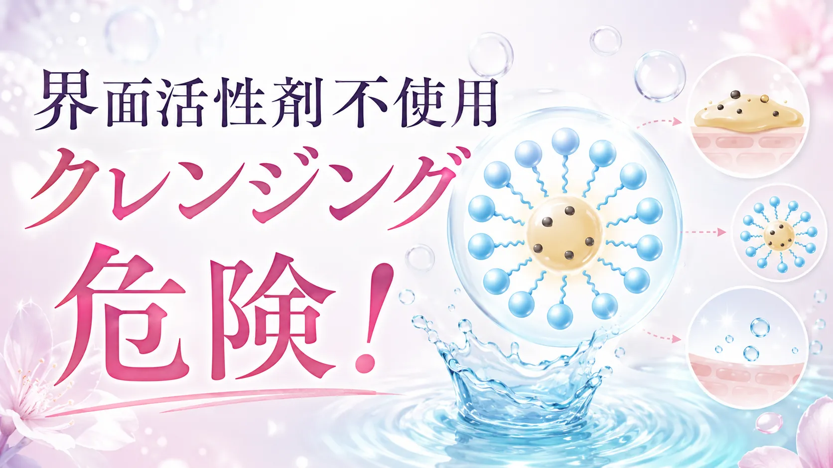 クレンジング 界面活性剤不使用