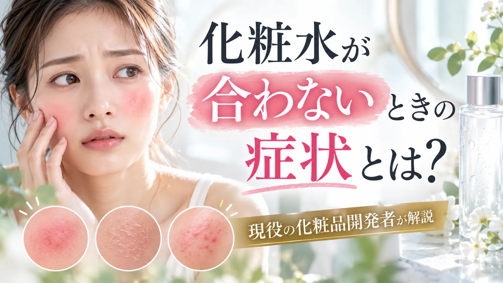 化粧水 合わない 症状